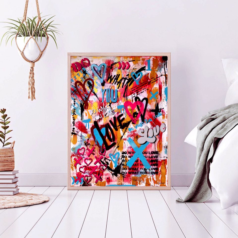 Do What You Love Painting by Sergey Gordienko