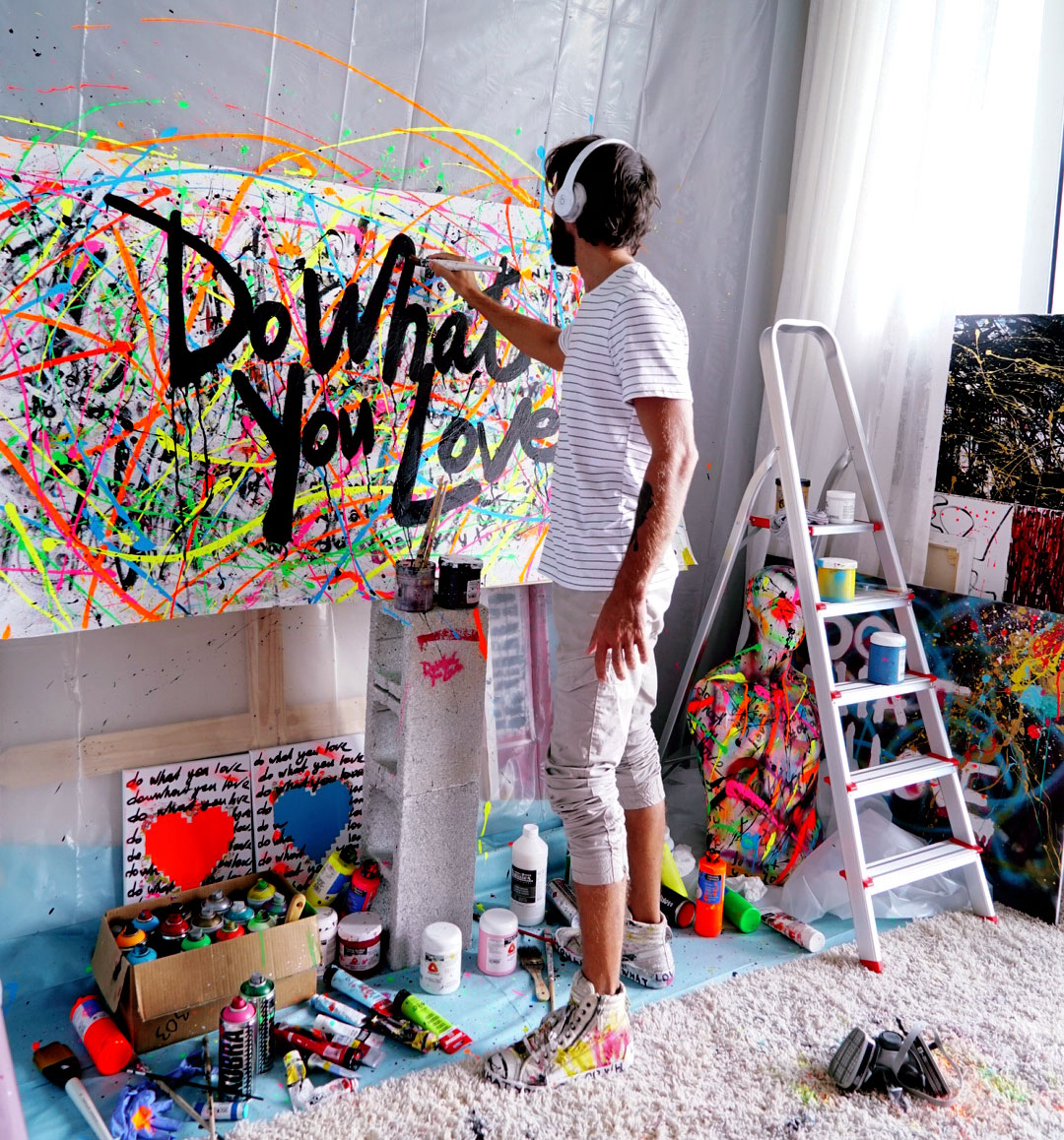 Do What You Love Hand Painted Jackets