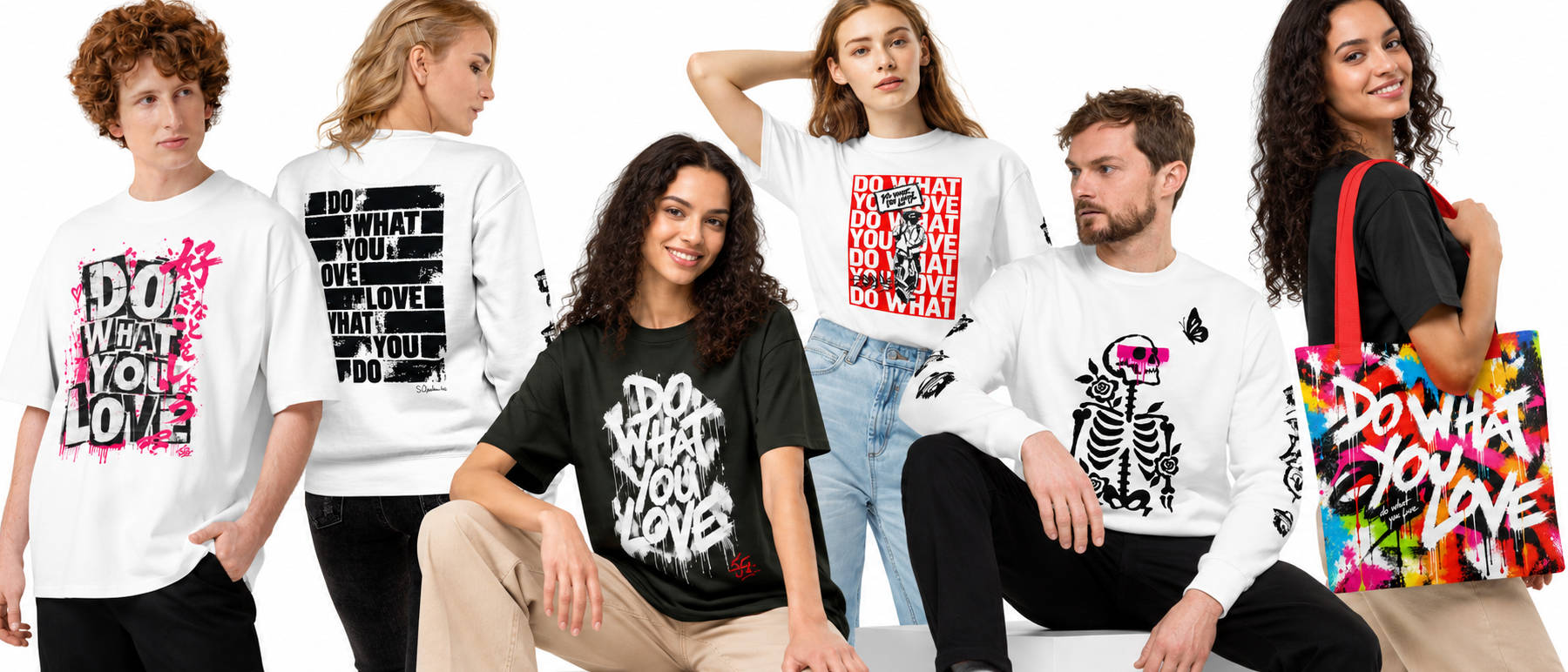 Explore our collection of art-inspired apparel